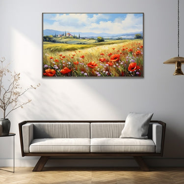 Painting of Poppy Field
